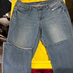 Old Navy Women's Classic Straight Leg Jeans - Light Blue